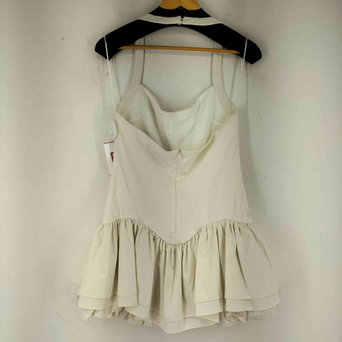 ザラ ZARA フリルデザインミニワンピース レディース import:L